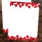 Great Papers! Red Rose Petal Elegance Letterhead, for Invitations, Announcements and Personal Messages, Printer Friendly 8.5”x11”, 50 Pack